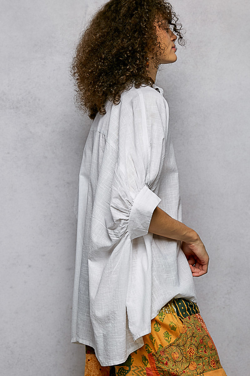 Dolman Sleeve Shirt - Off White