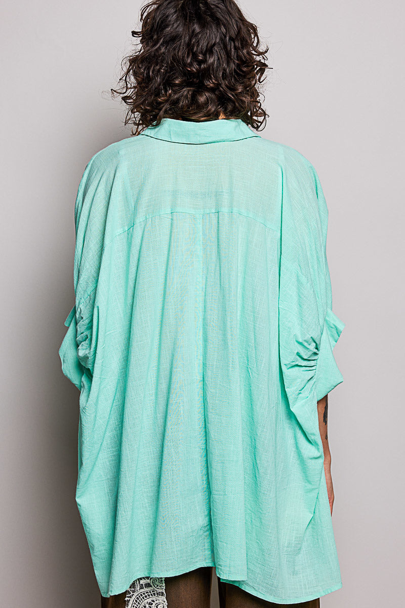 Dolman Sleeve Shirt - Mint