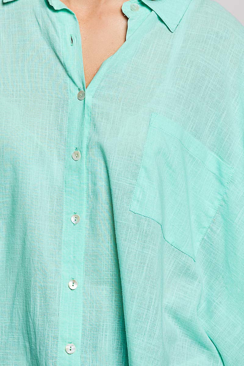 Dolman Sleeve Shirt - Mint