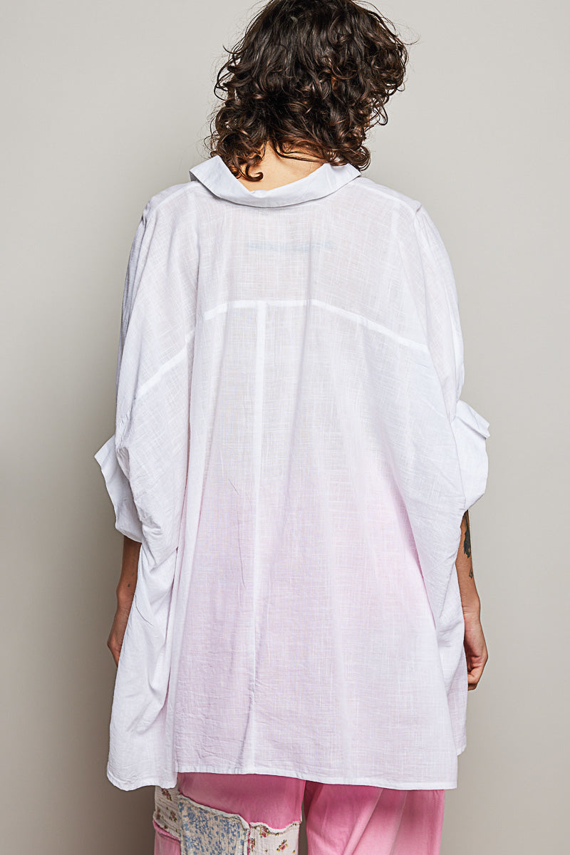 Dolman Sleeve Shirt - Off White