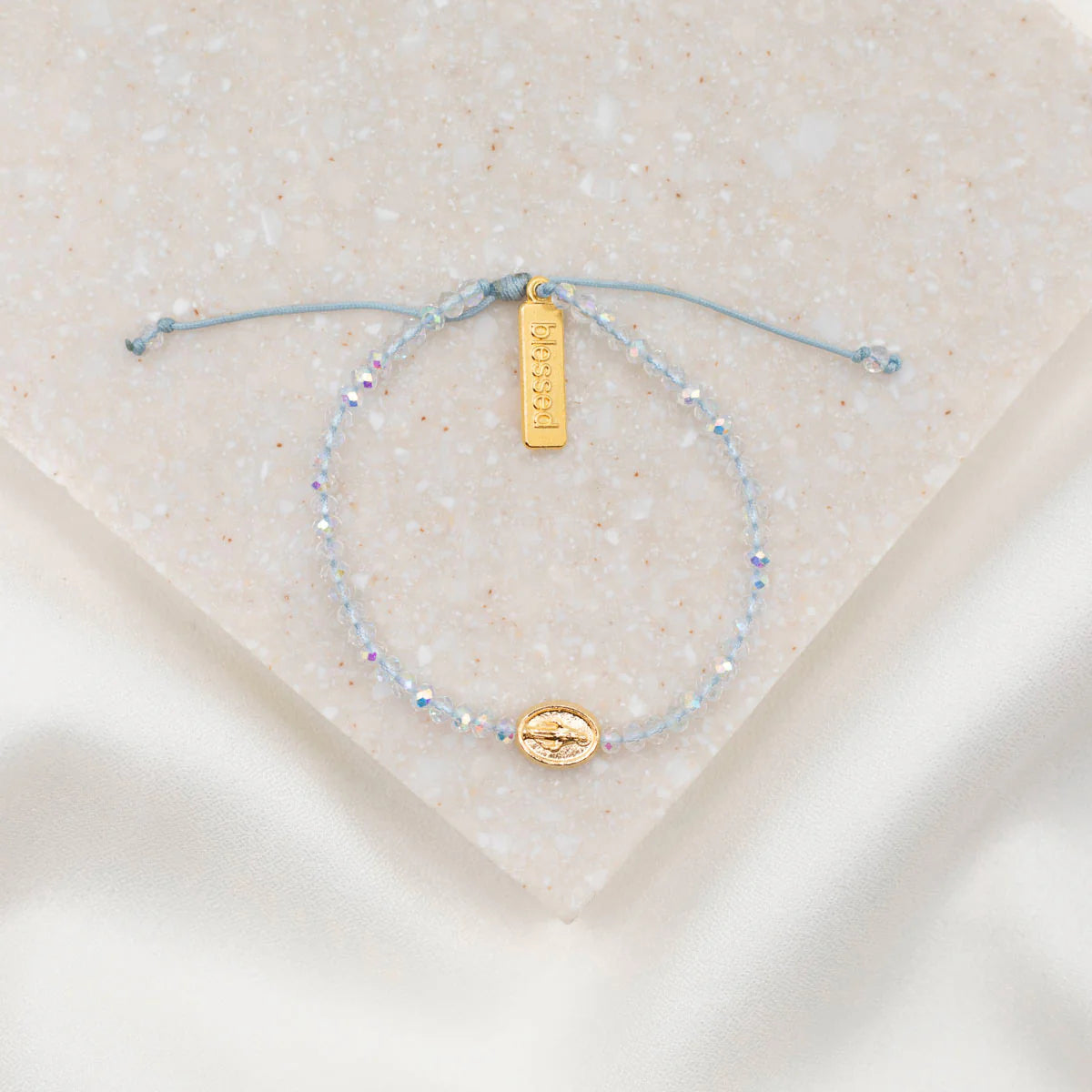Say Yes Beaded Miraculous Mary Bracelet