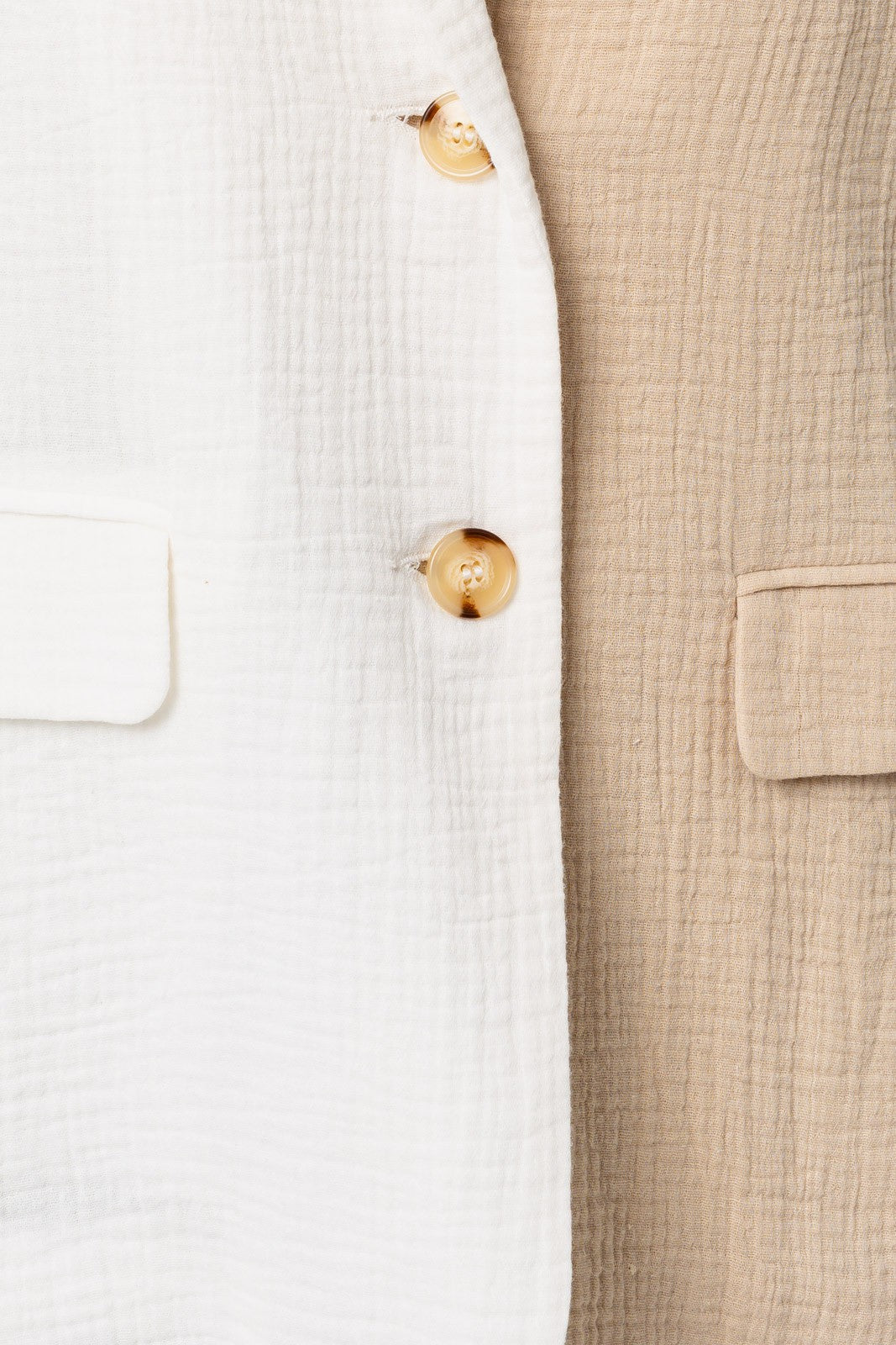 Taupe Temptation Color Block Blazer