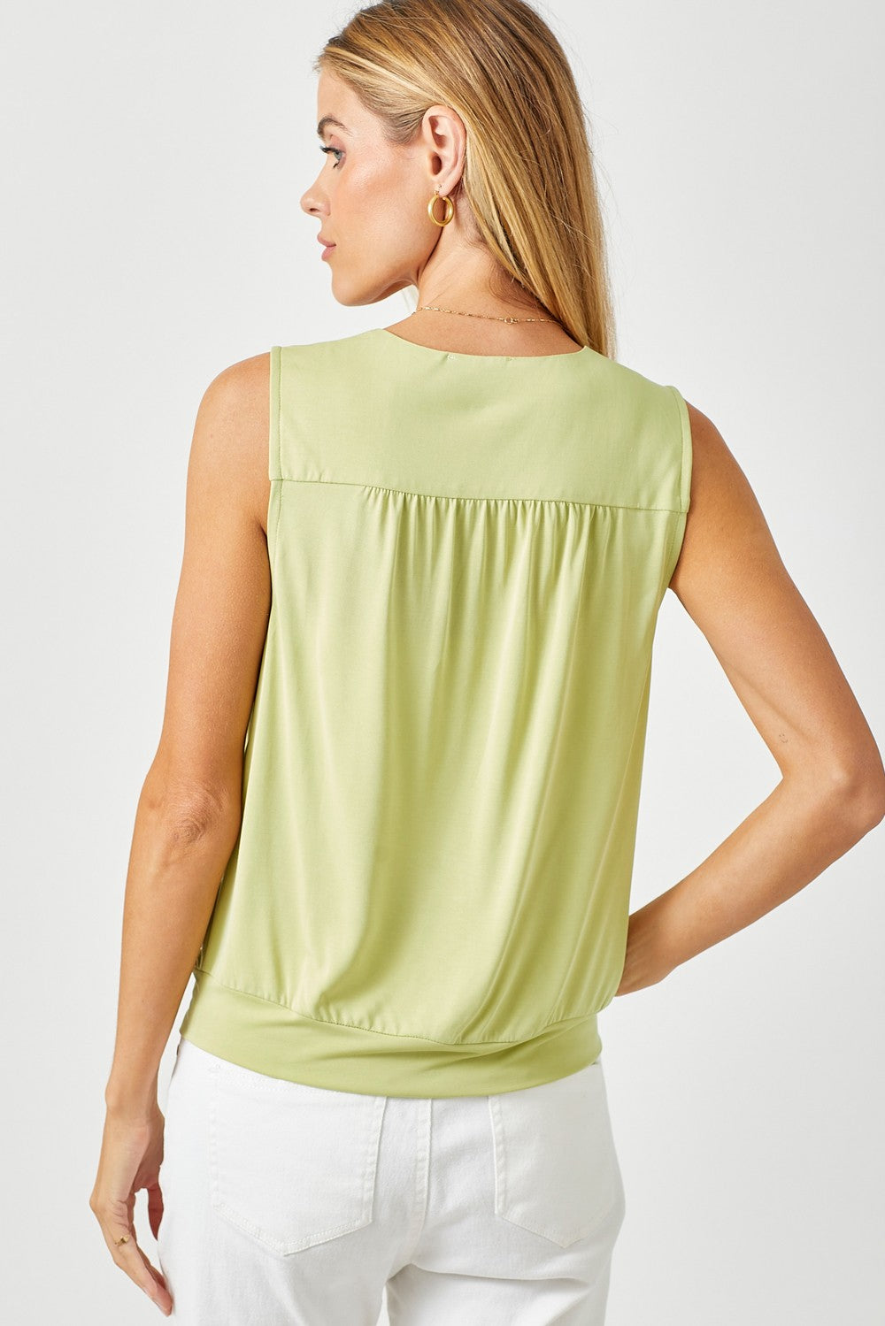 Pistachio Plunge Top