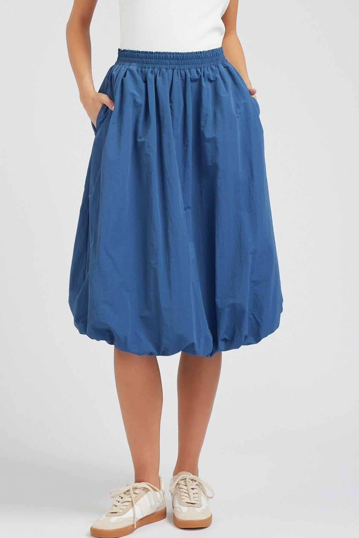 Ruffle Jacket & Bubble Skirt - French Blue