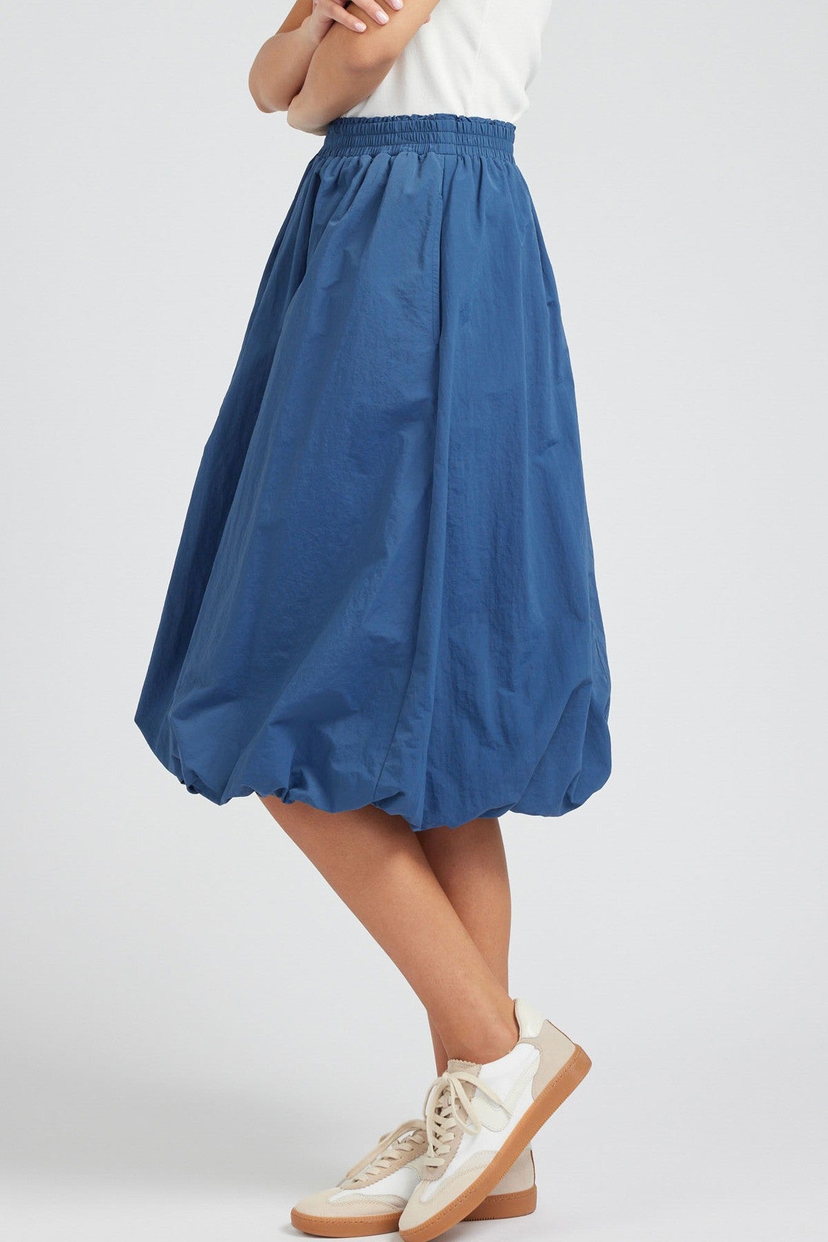 Ruffle Jacket & Bubble Skirt - French Blue