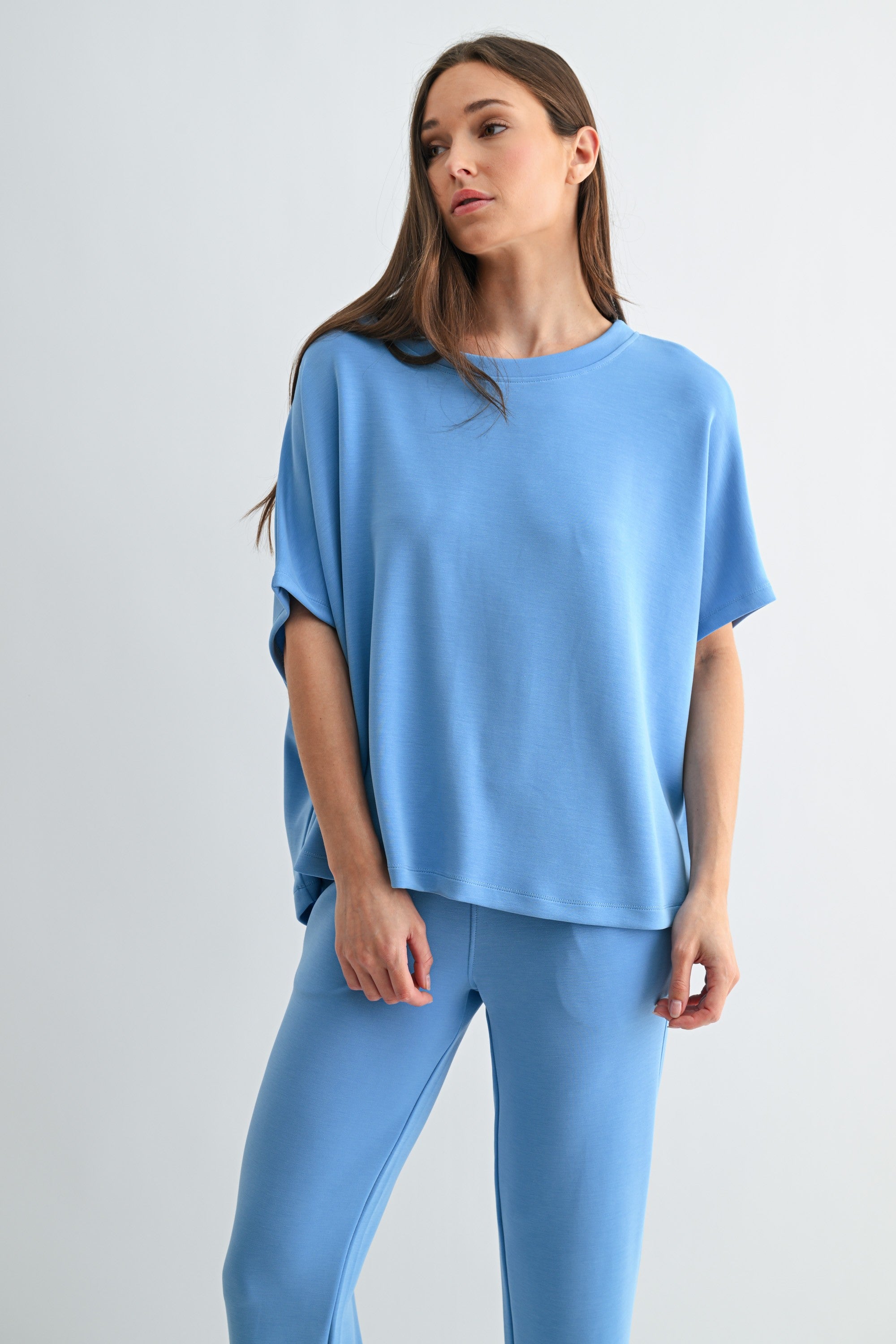 Laguna Boatneck Top - Denim Drift