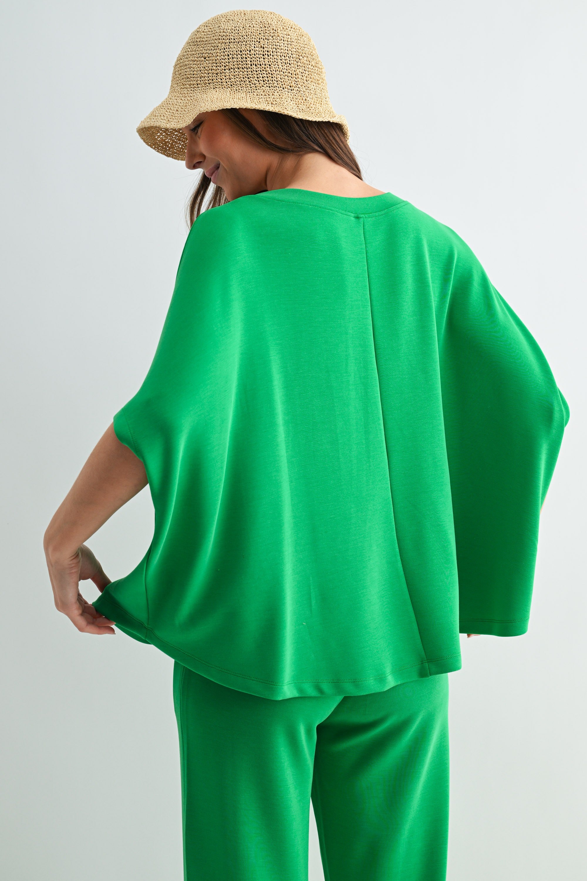 Laguna Boatneck Top - Green Pop