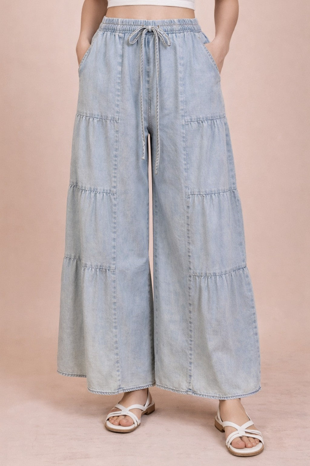 Chambray Pants