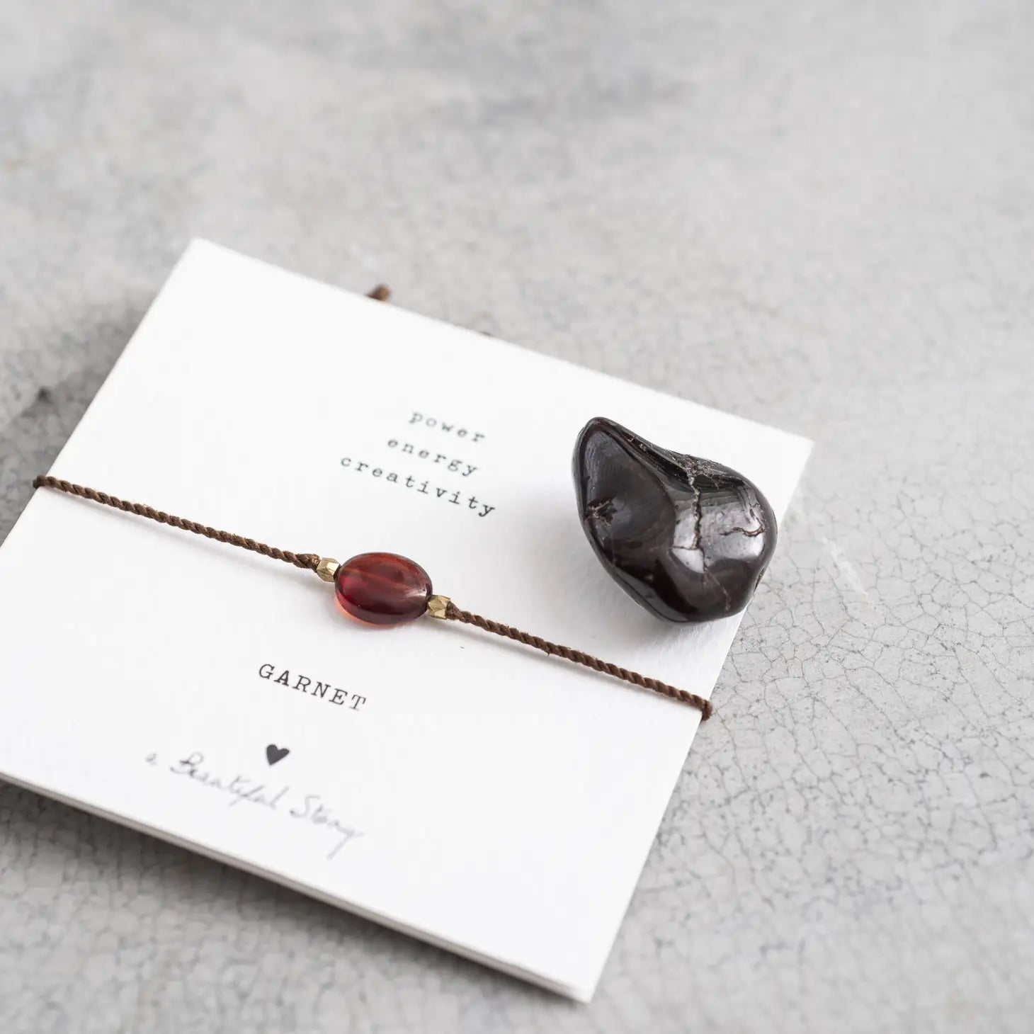 Gemstone Card + Bracelet