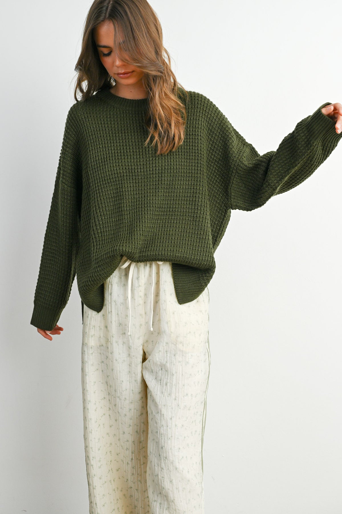 Knit Pullover - Olive