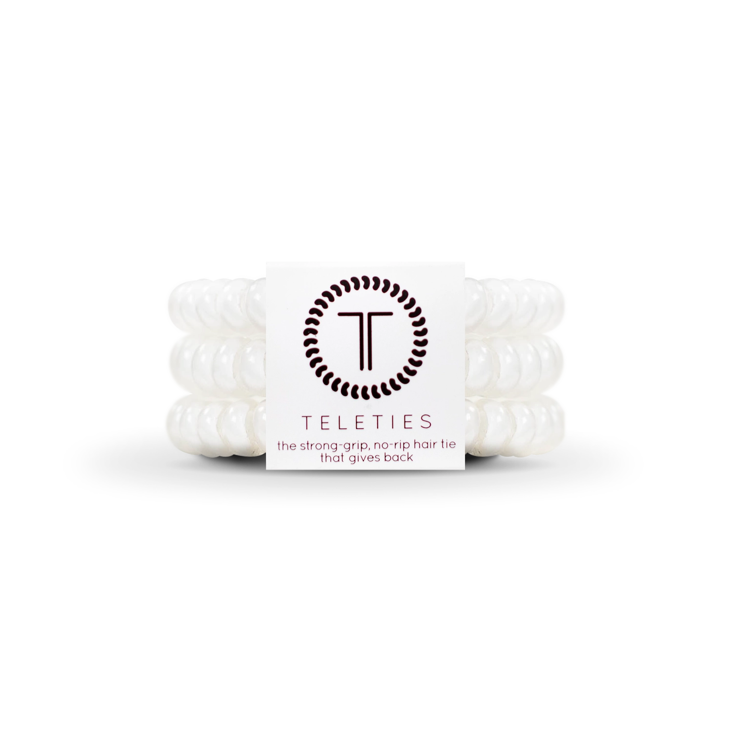 Coconut White Small Hair Ties