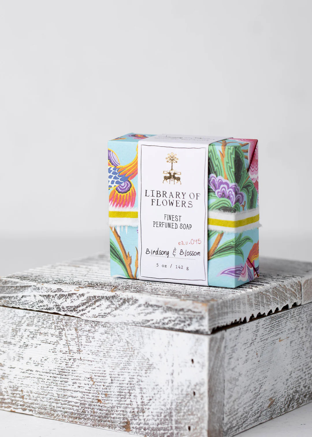 Aqua & Birds Square Soap