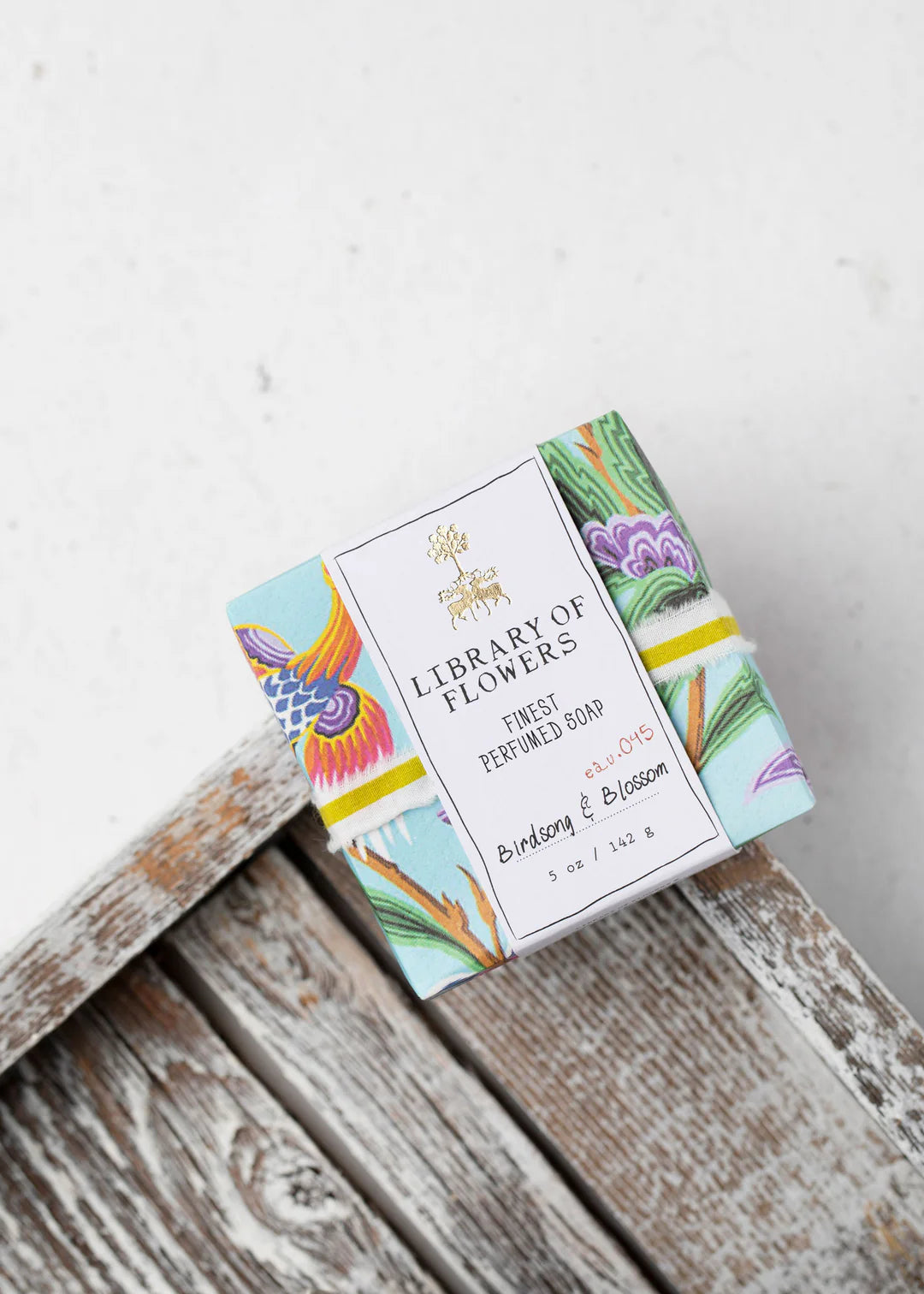 Aqua & Birds Square Soap