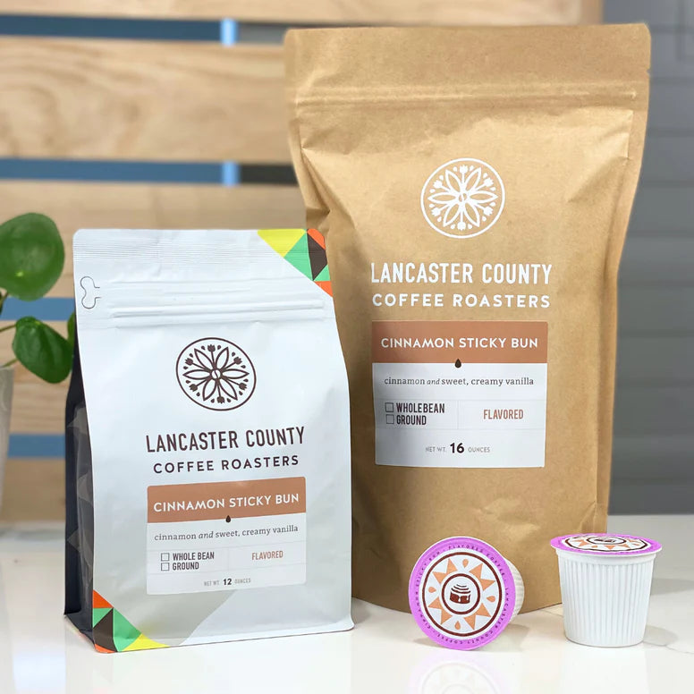 Lancaster County Coffee Roasters Cinnamon Sticky Bun