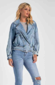 Denim Motorcycle Jacket