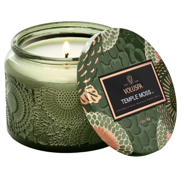 Temple Moss Petite Glass Jar Candle