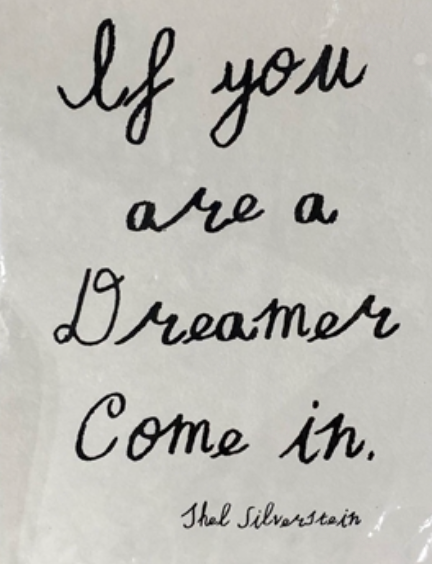 If You Are A Dreamer Handmade Art Print