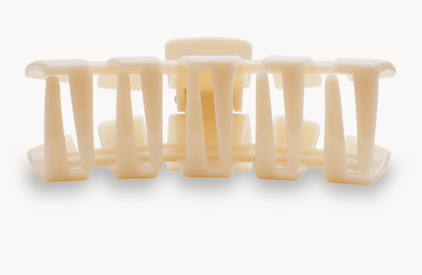 Classic Almond Beige Large Hair Clip