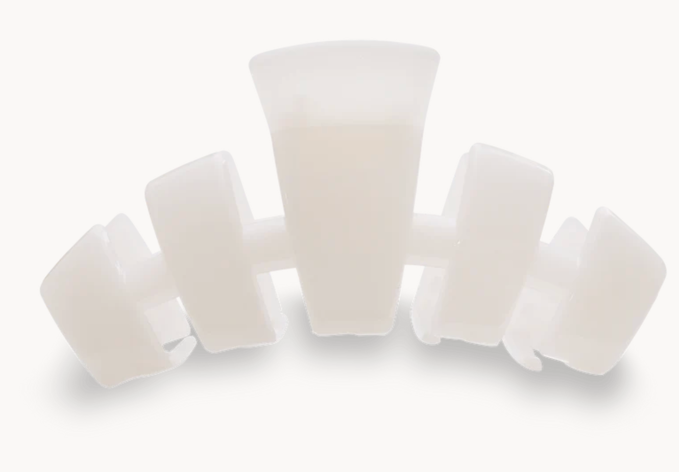 Classic Coconut White Large Hair Clip