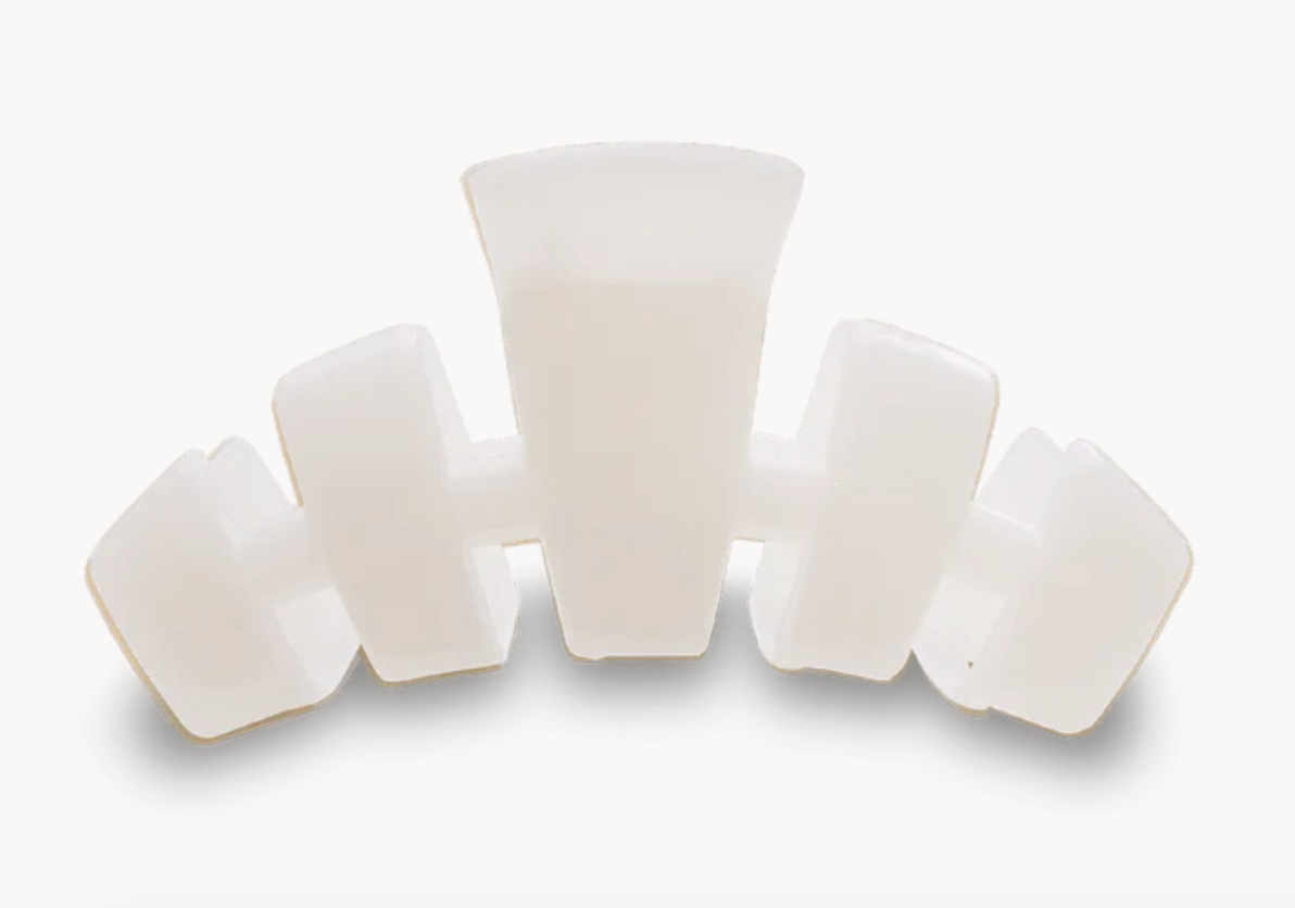 Classic Coconut White Small Hair Clip