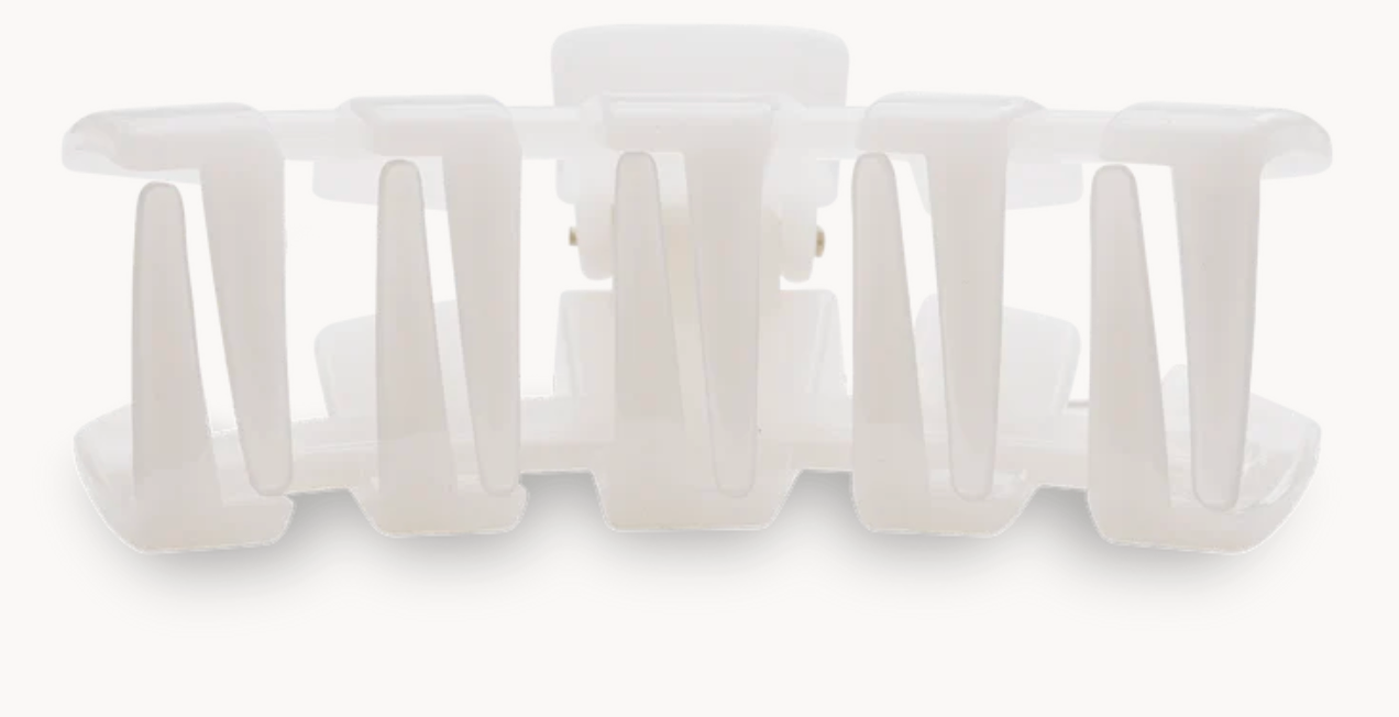 Classic Coconut White Small Hair Clip