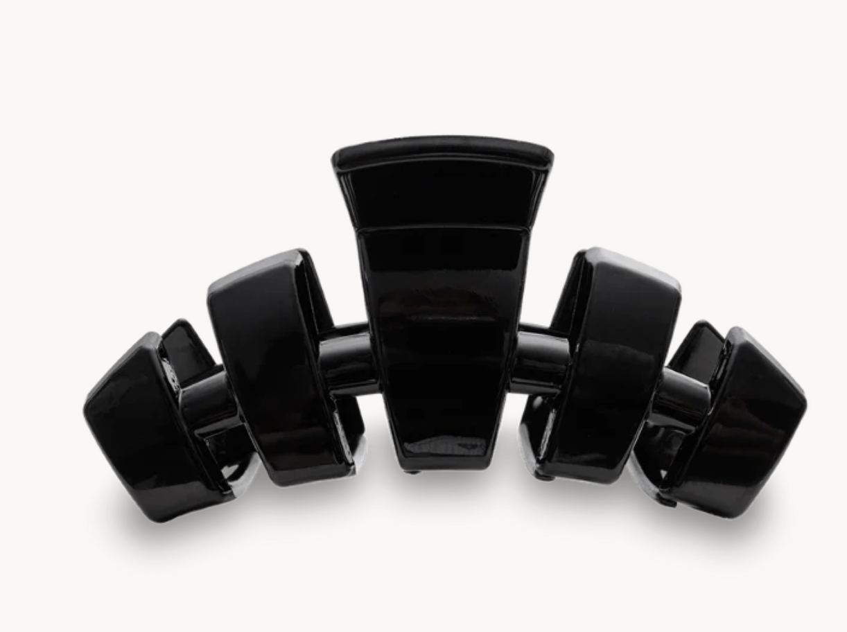 Classic Jet Black Small Hair Clip