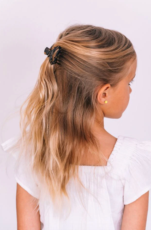 Open Tortoise Tiny Claw Hair Clip