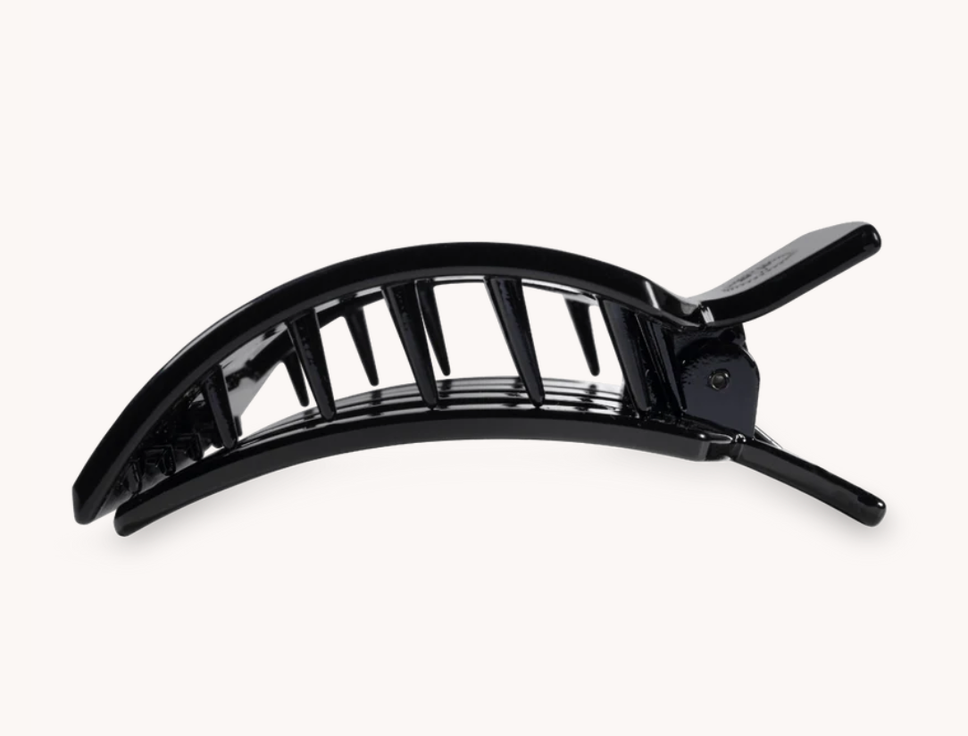 Jet Black Large Flat Square Clip