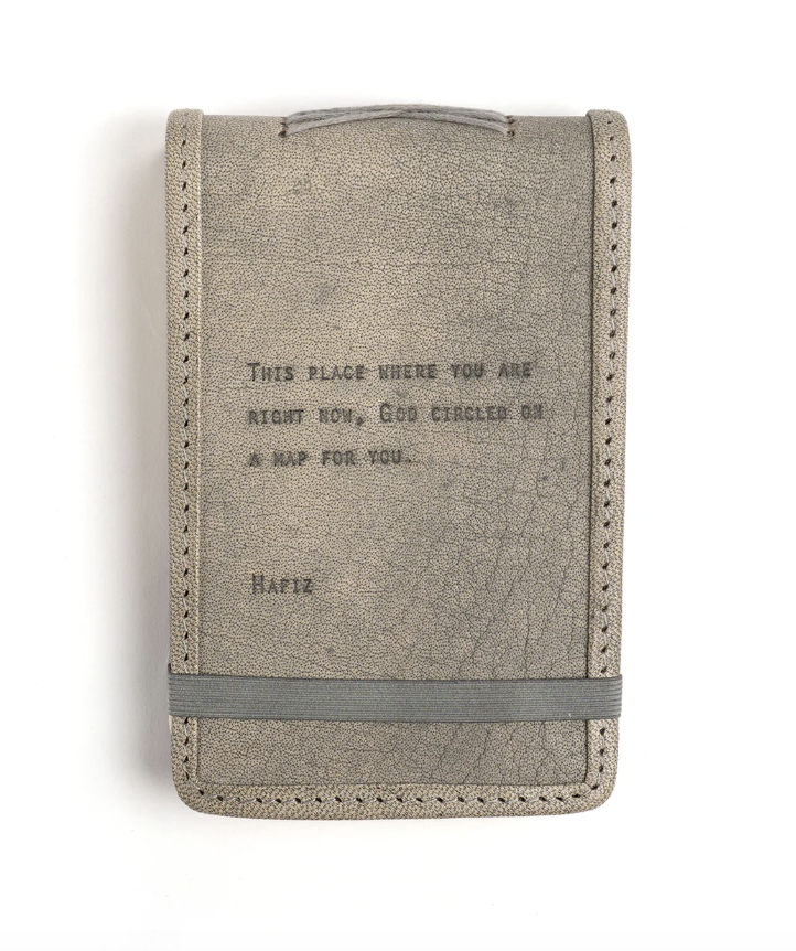 Mini Hafiz Leather Journal - Stone