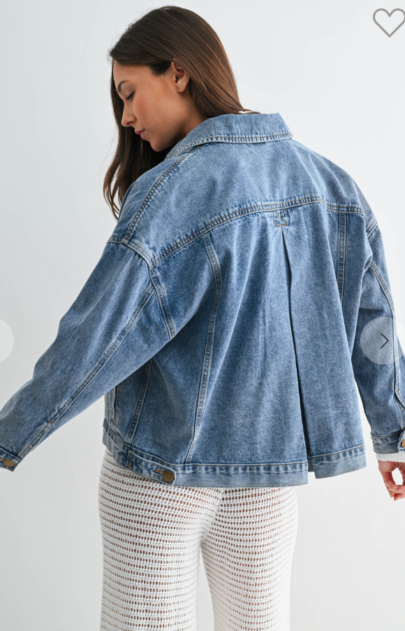 Boxy Denim Trucker Jacket