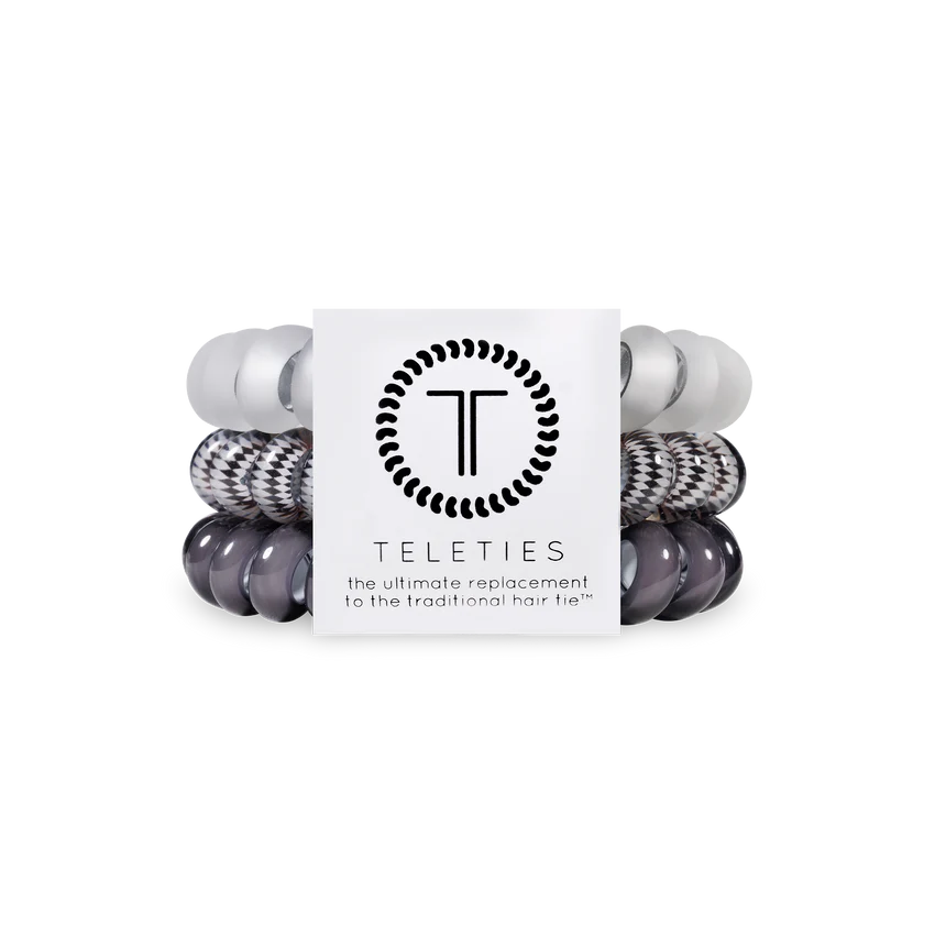 Large Hair Coils - Silver Flames