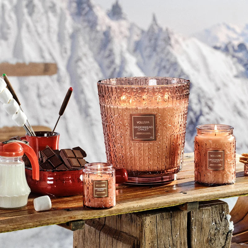 Gingerbread Chalet Small Jar Candle 5.5oz