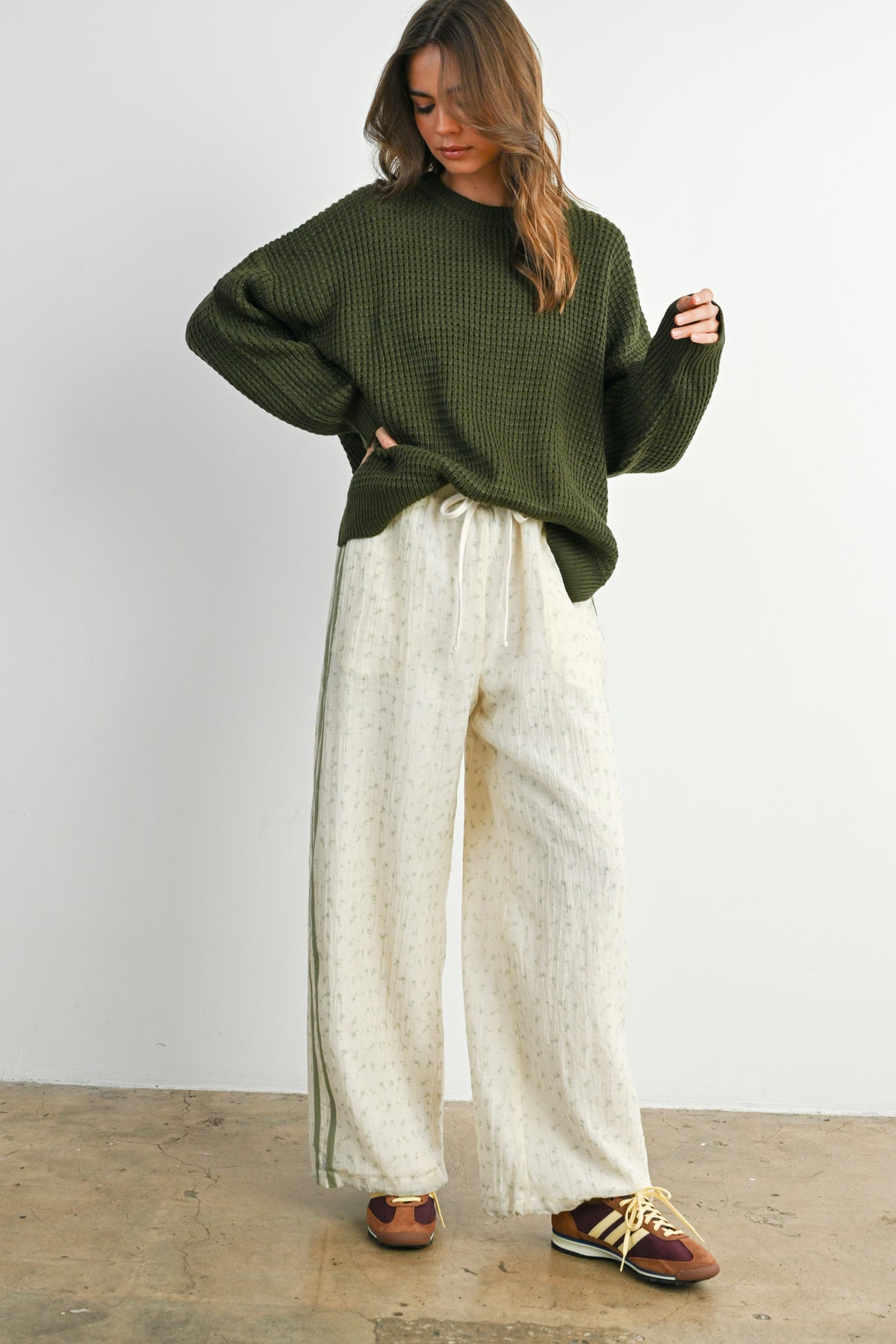 Knit Pullover - Olive