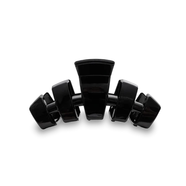 Jet Black Classic Small Hair Clip