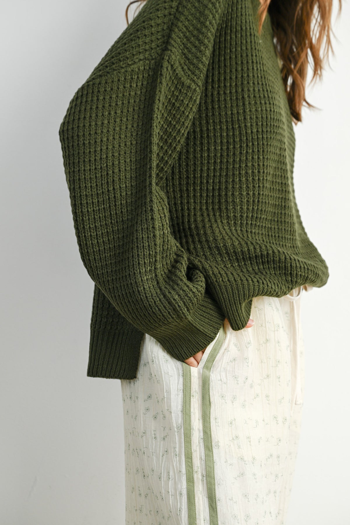 Knit Pullover - Olive