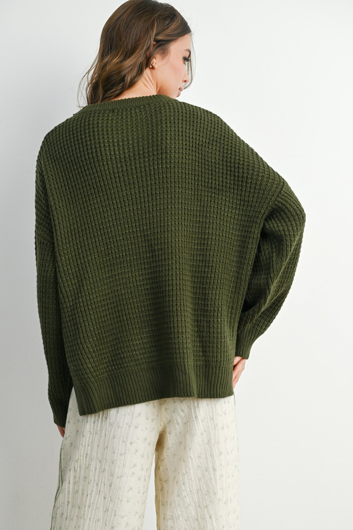 Knit Pullover - Olive