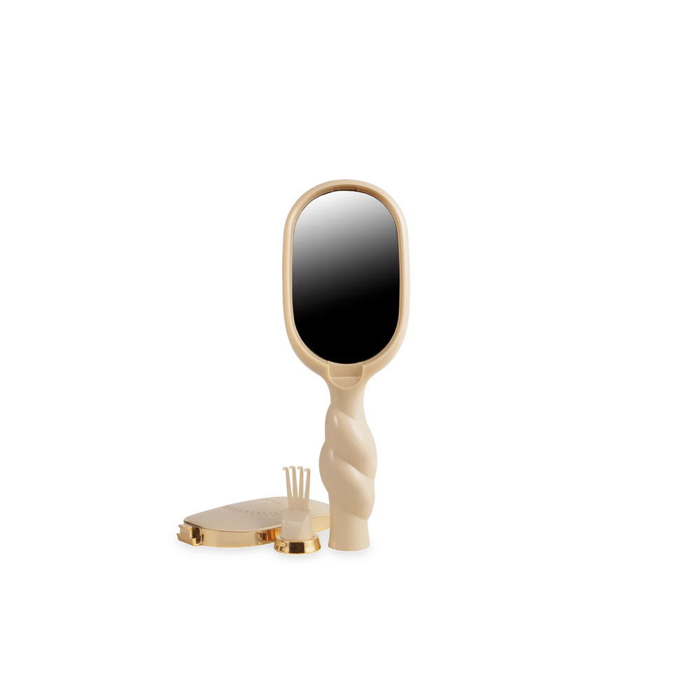 Mini Boar Brush- Tan