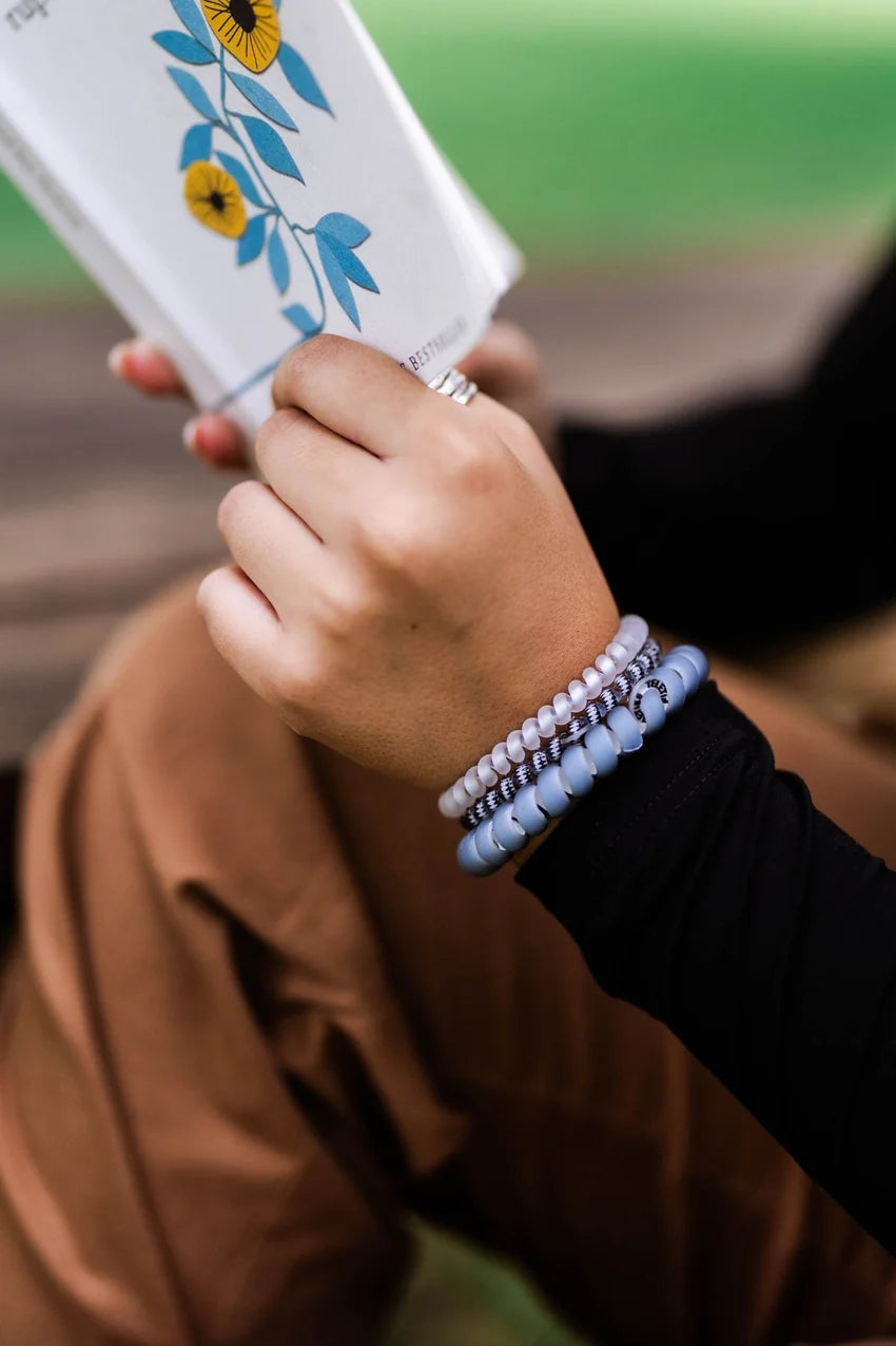 Small Hair Coils - Silver Flame