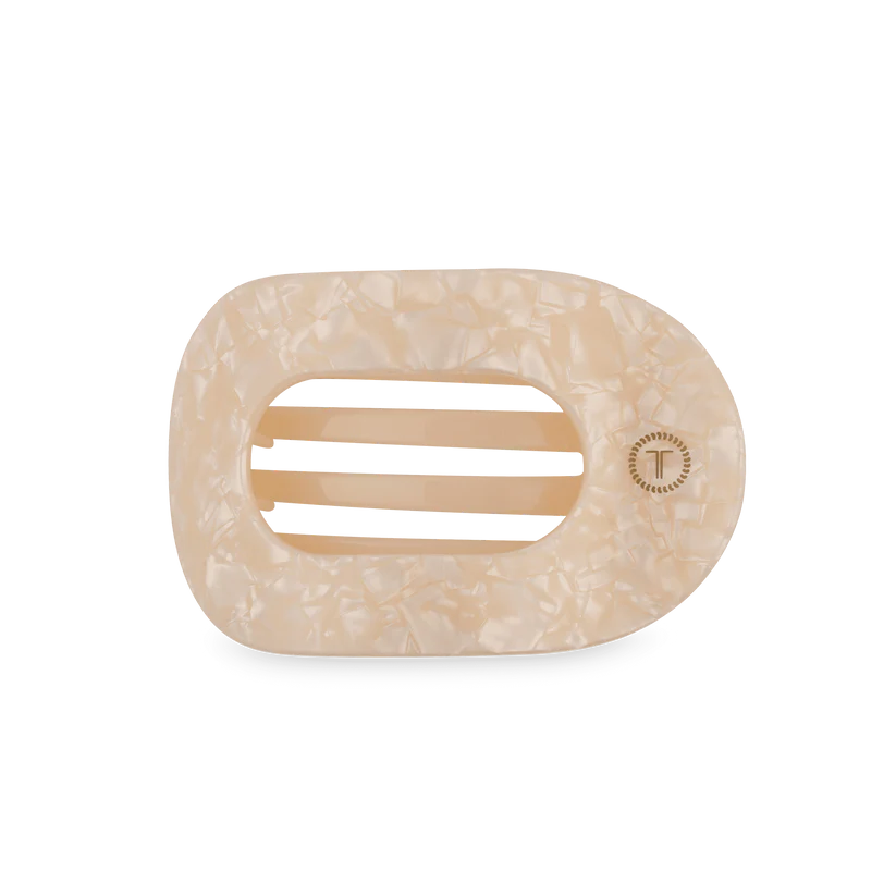 Soft Surf Small Flat Round Hair Clip