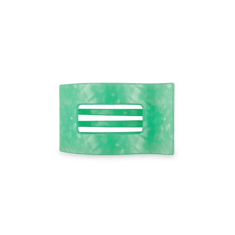 Spring Splash Small Flat Rectangle Hair Clip