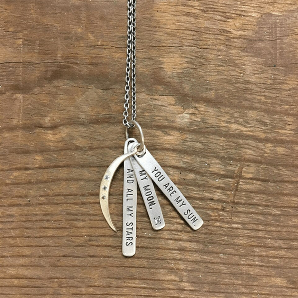 You Are My Sun, My Moon Necklace 22"
