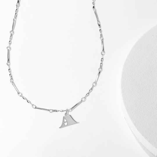 Letter Necklace - Silver