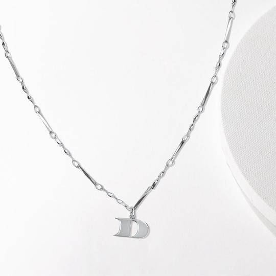 Letter Necklace - Silver