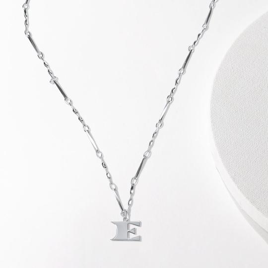 Letter Necklace - Silver