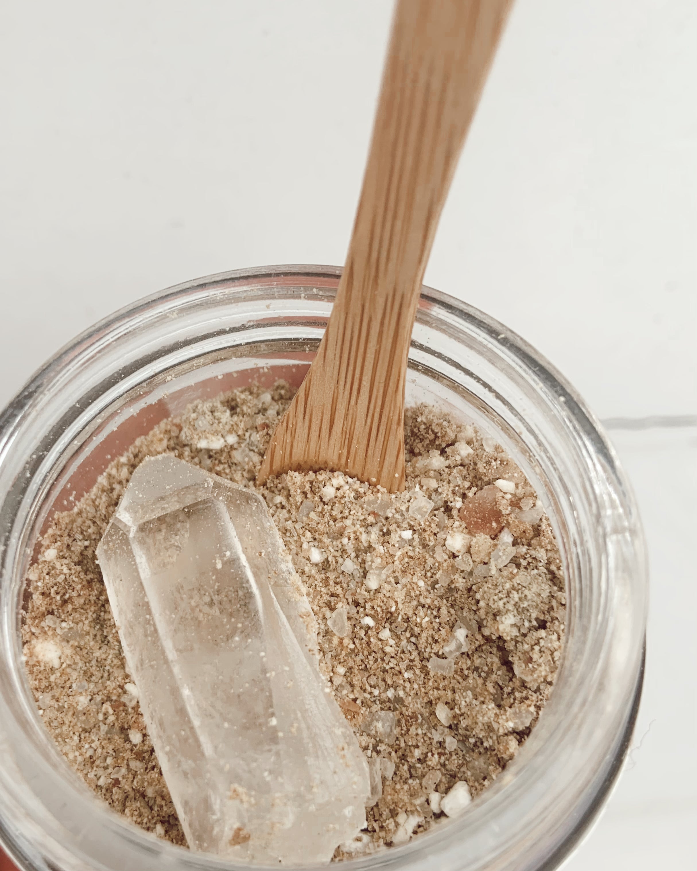 Bath Salts with Quartz Crystal