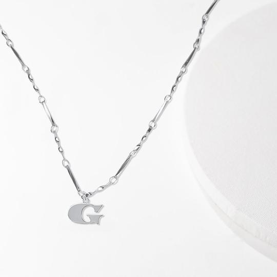 Letter Necklace - Silver