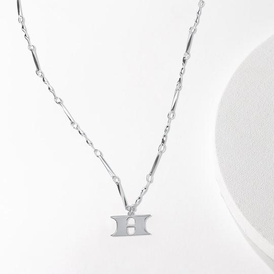 Letter Necklace - Silver