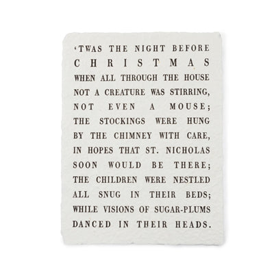 Twas the Night Handmade Art Print