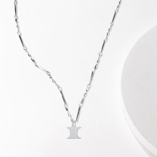 Letter Necklace - Silver