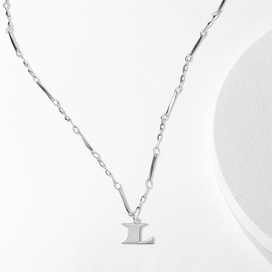 Letter Necklace - Silver
